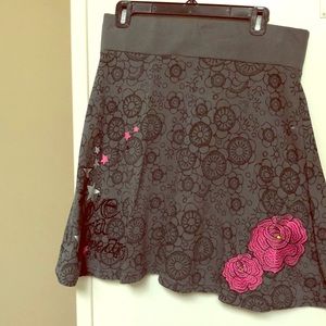 Desigual grey and pink skater shirt